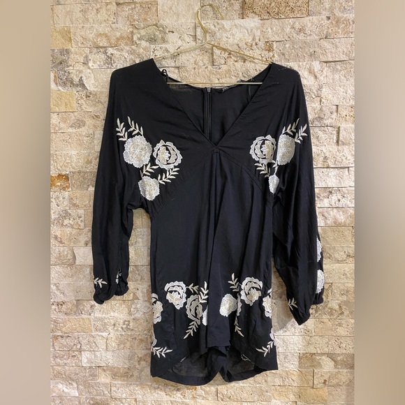 Zara Pants & Jumpsuits Zara Linen Cotton Onesie Poshmark